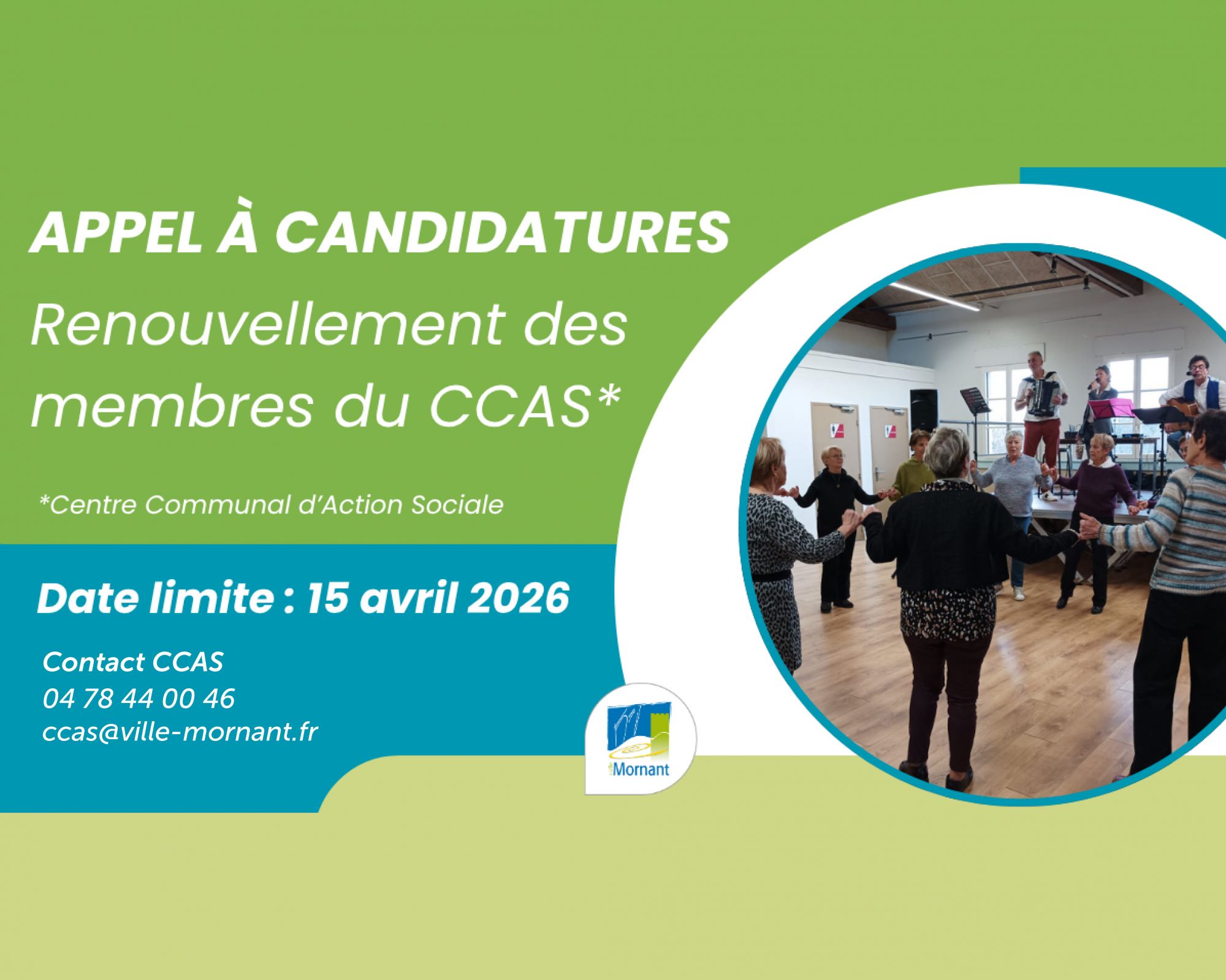 APPEL A CANDIDATURE CONSEIL D'ADMINISTRATION DU CCAS