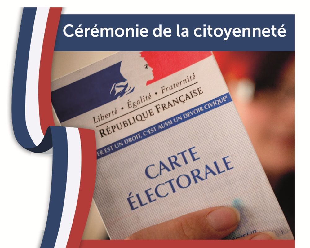 Cérémonie de la citoyenneté<br>Vendredi 28 mars